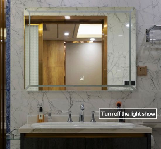 الجمال المهنية الحمام مضيئة رخيصة الذكية LED مرآة