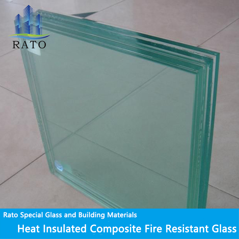 زجاج مقاوم للحريق ممتص للحرارة من فئة EI للأبواب والنوافذ والجدران