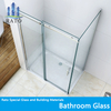 بيع المصنع مباشرة مقصورة حمام فاخرة بباب زجاجي منزلق بسيط مع مفصلات زجاجية بدون إطار
