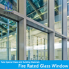 نافذة زجاج مصنفة بشهادة CE & BS EN