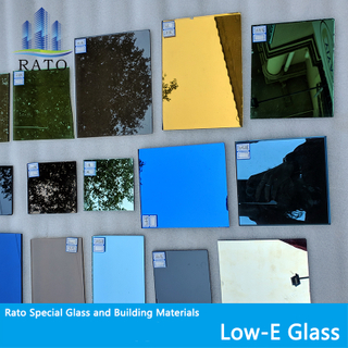 ملون اختر Low E Glass باللون الأخضر والأزرق والوردي والأحمر والأصفر للجدار الساتر للخارج